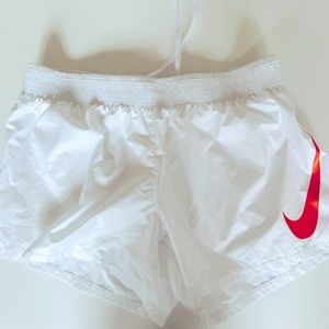 Nike women’s white shorts M